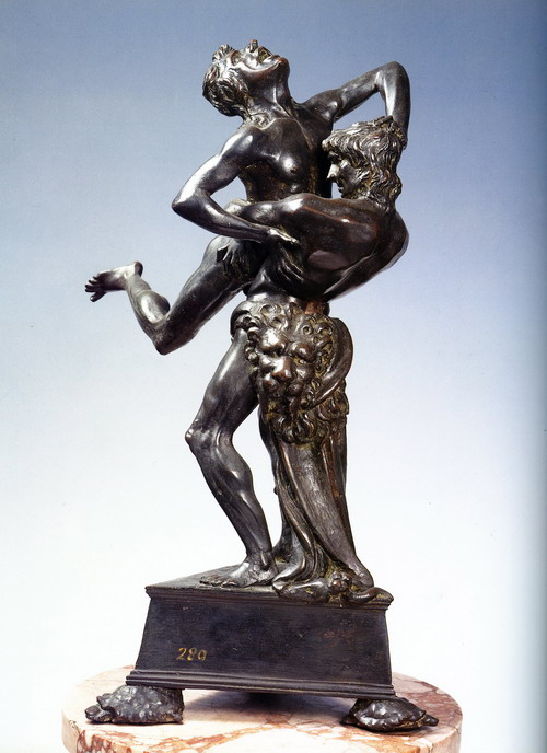 Pollaiolo Ercole Anteo Bronzo