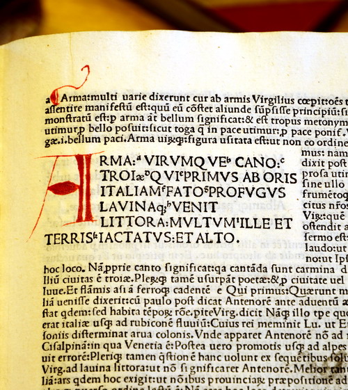 Virgilio Eneide Biblioteca Seminario Venegono