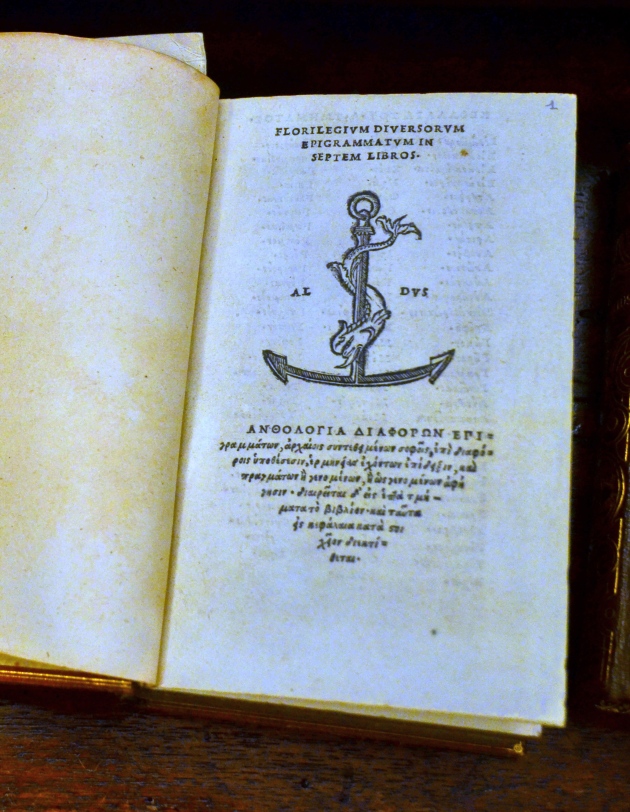 Aldine Aldo Manuzio Ambrosiana