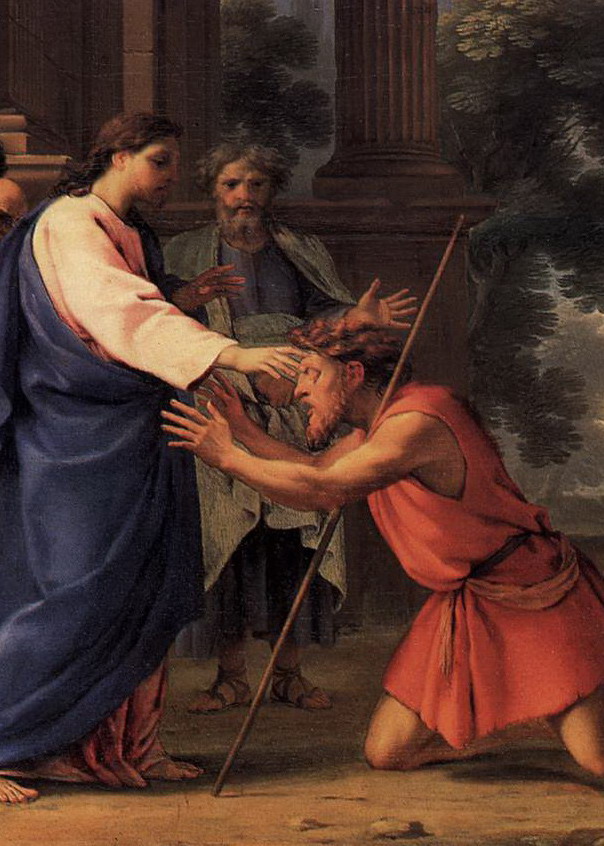 Gesù guarisce il cieco_Le Sueur