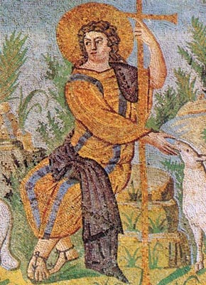 Gesù Cristo Buon Pastore Ravenna Galla Placidia
