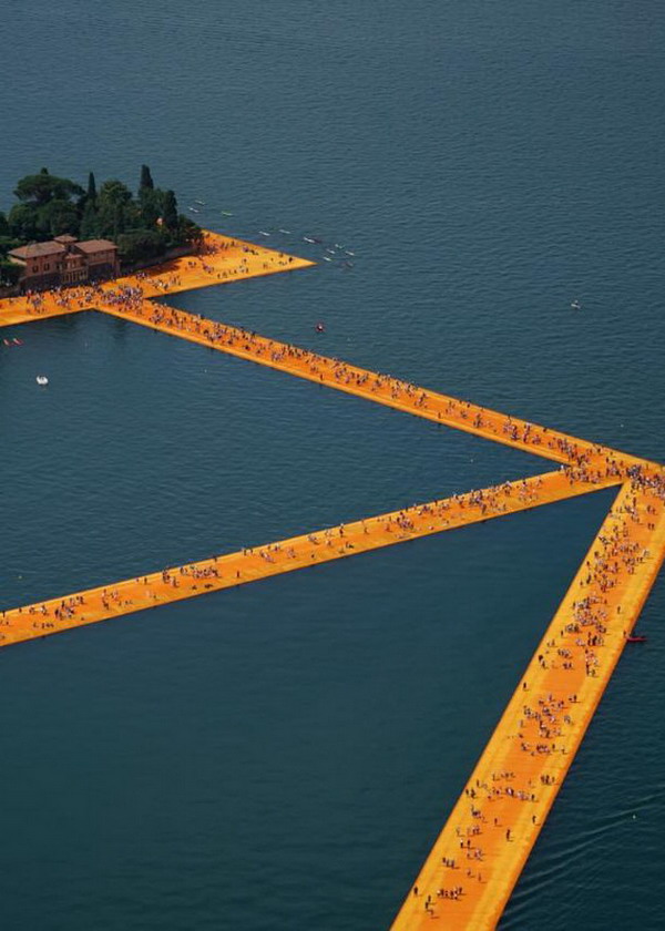 Christo Iseo Sulzano Floating Piers