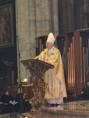 Cardinale Scola in Duomo