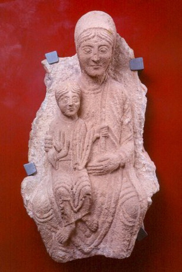 Madonna col Bambino XII secolo Ligurno Baroffio Sacro Monte Varese