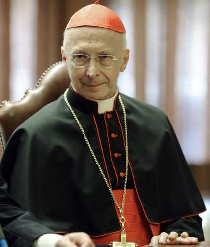 Il cardinale Angelo Bagnasco