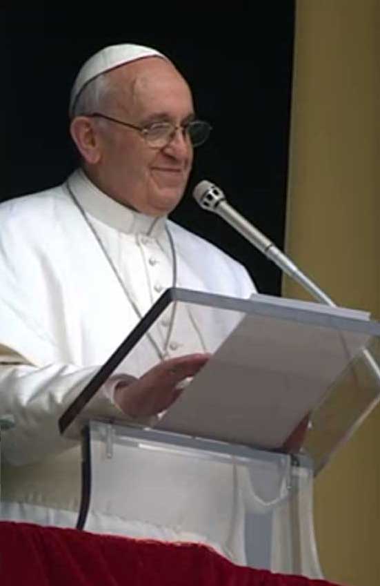 papa francesco angelus