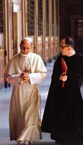 Monsignor Macchi e Paolo VI