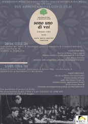 Locandina serata «Sono uno di voi»